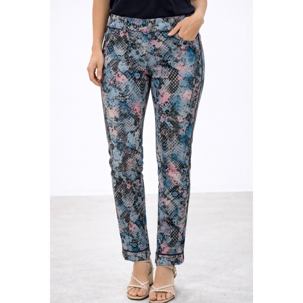 ZADIG & VOLTAIRE | Parone Camou Snake Print Lounge Style Pants Sz 36 or a Small